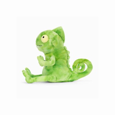 Jellycat Frankie Frilled-Neck Lizard USA | 03285DGRL